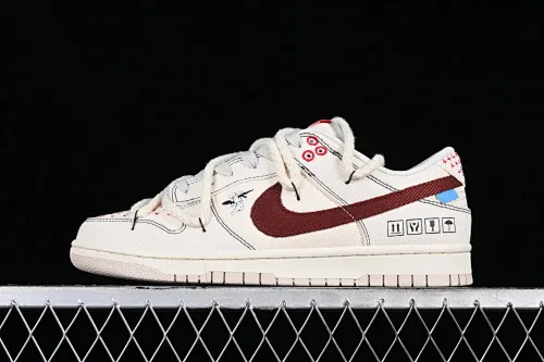 All categories Nk SB Dunk series Nk SB Dunk Low low-top sneakers J version Nk Dunk Low Retro "Light Orewood Brown" denim SB strap low-top casual sneakers DV0834-100